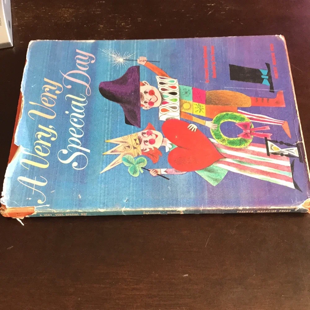 A Very Very Special Day Vintage Birthday Hardcover Book Original Dust Jacket